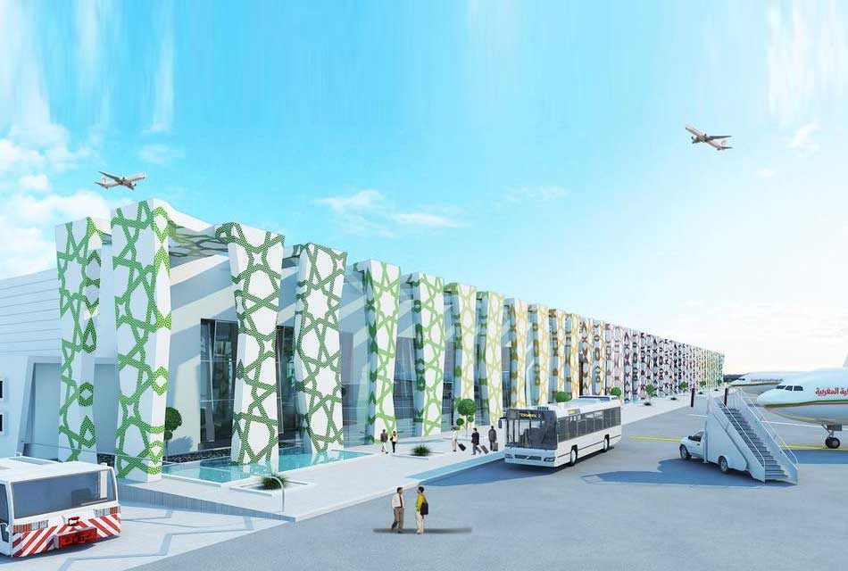 Fes Saiss Airport terminal Morocco